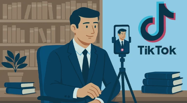 Uso estratégico do TikTok p advogados para gerar autoridade, engajar o público e alcançar novos clientes.