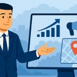 Equipe de agência de marketing digital trabalhando em estratégias de SEO, redes sociais e anúncios online para empresas locais