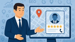 Mapa com localização de escritório de advocacia no Google para ilustrar SEO local